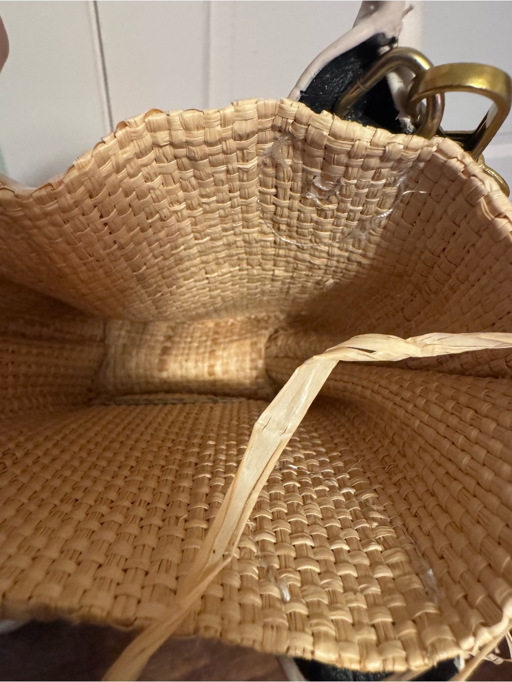Jacquemus Le Petit Baci Raffia Mini bag - Picture 8 of 11